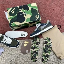 Hypeyourbeast Bape Sk8 St Blue Clothes