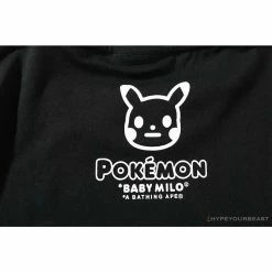 Hypeyourbeast BAPE Baby Milo Pokémon Tee Shirt'BLACK' Clothes