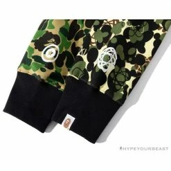 Hypeyourbeast BAPE X UNKLE Camouflage Green Belt Ear Hoodie Clothes