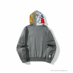Hypeyourbeast BAPE Digital Pixel Camouflage Hoodie 'GREY' Clothes