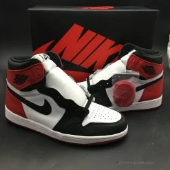 Hypeyourbeast Air Jordan 1 High'Satin Black Toe'