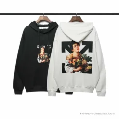HypeYourBeast Off White Hoodie Black Fruits Hoodies & Jackets