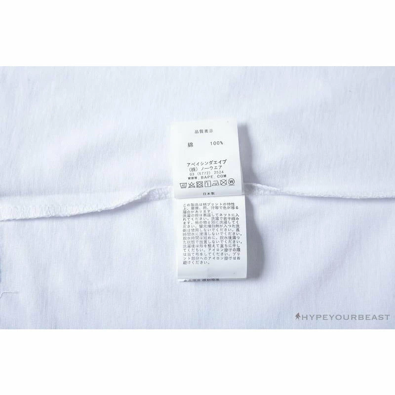 Hypeyourbeast Clothes BAPE Readymade Small Bee Camouflage Letter Tee Shirt 'PINK'