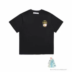 Hypeyourbeast OFF-WHITE Hawaiian Cow Arrow Tee Shirt'BLACK'