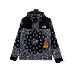 HypeYourBeast Supreme X TNF Bandana Jacket Black Hoodies & Jackets