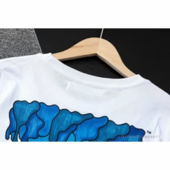 Hypeyourbeast T-Shirts OFF-WHITE Sea Blue Cross Arrow Tee Shirt'WHITE'