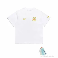 Hypeyourbeast T-Shirts OFF-WHITE Dimensional Arrow Angry Calf Tee Shirt 'WHITE'
