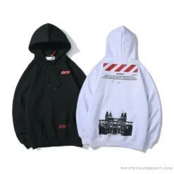 Hypeyourbeast OFF-WHITE CO VIRGIL ABLO Netherlands Museum Hoodie'WHITE' Hoodies & Jackets
