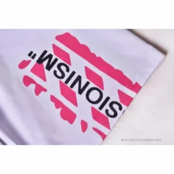 Hypeyourbeast OFF-WHITE 99 X Pink Arrow Shorts'WHITE' Pants