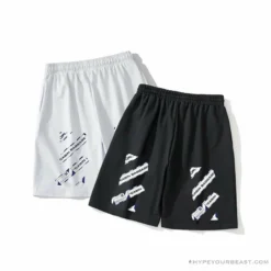 Hypeyourbeast Pants OFF-WHITE Cabin Cabbage Shorts'WHITE'