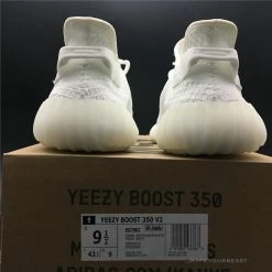 Hypeyourbeast Adidas Yeezy Boost 350 V2 White / White Translucent Stripe
