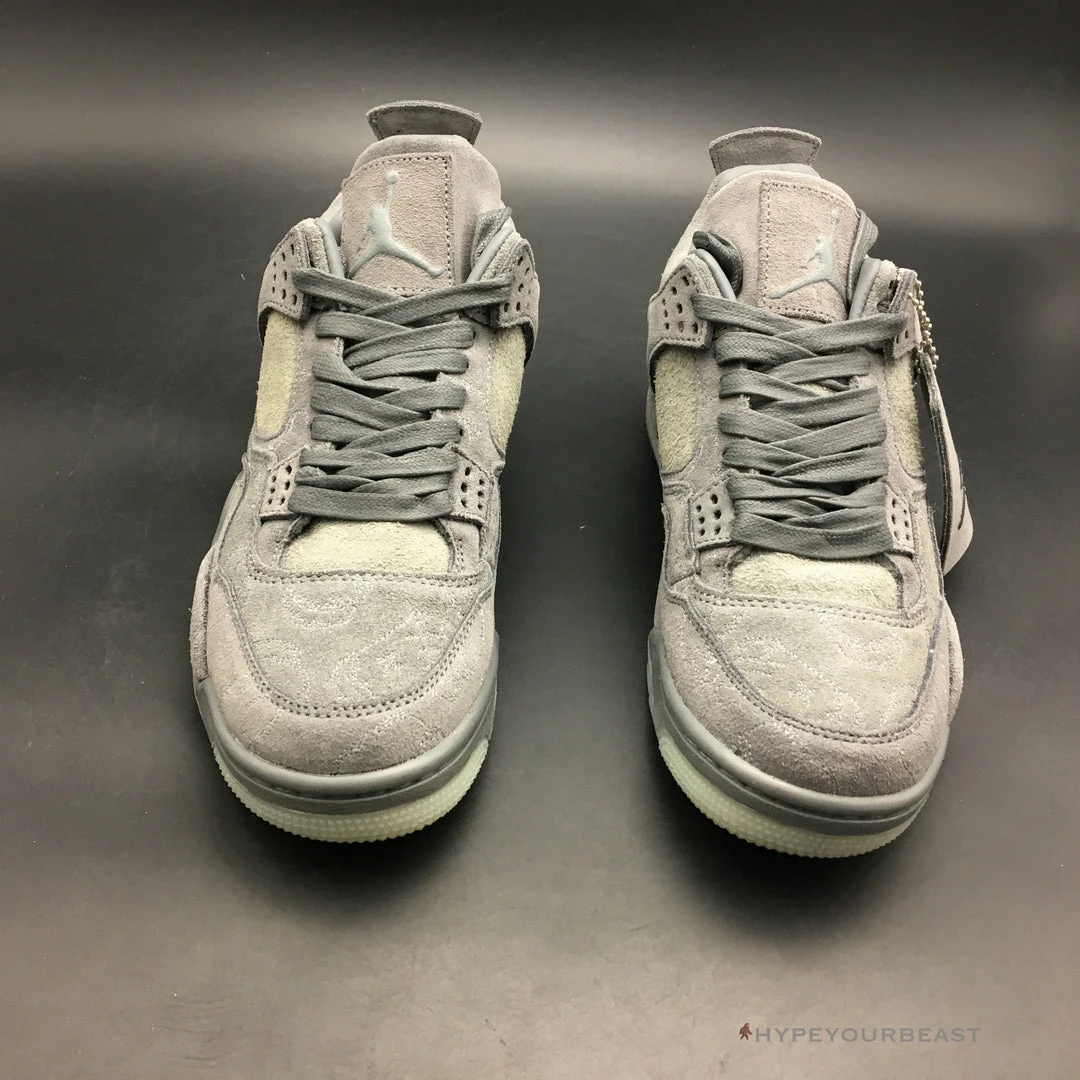 Hypeyourbeast Jordan 4 X KAWS Gray