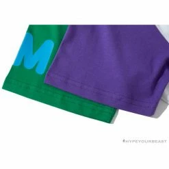 Hypeyourbeast BAPE Baby Milo Cartoon Vest Color Matching Tee Shirt