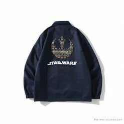 Hypeyourbeast BAPE X Star Wars Collaboration Windbreaker Jacket 'BLUE'