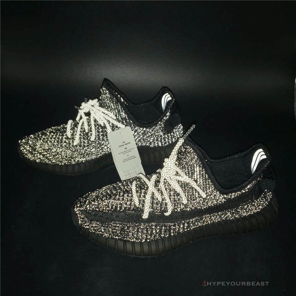 Hypeyourbeast Adidas Yeezy Boost 350 V2 Black / Black / Static