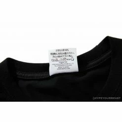 Hypeyourbeast BAPE Baby Milo Color Letter Monkey Tee Shirt'BLACK'