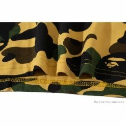 Hypeyourbeast Clothes BAPE KIDS Elbow Hug Gorilla Camouflage Tee Shirt'YELLOW'