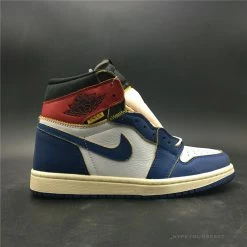 Hypeyourbeast Jordan 1 Retro High Union Los Angeles Storm Blue Blue Toes