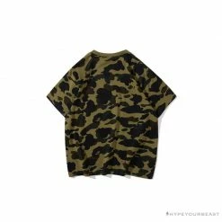 Hypeyourbeast BAPE KIDS Elbow Hug Gorilla Camouflage Tee Shirt 'GREEN'