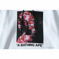 Hypeyourbeast BAPE Marilyn Monroe Powder Camouflage Hoodie'WHITE'