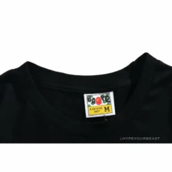 Hypeyourbeast Clothes BAPE Shark Head Crazy Patch Tee Shirt