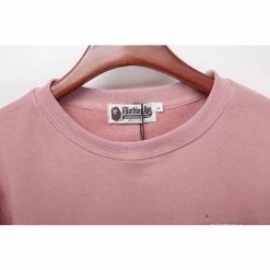 Hypeyourbeast BAPE Behind The Great Ape-Man Head Long Sleeve Shirt'PINK' Clothes