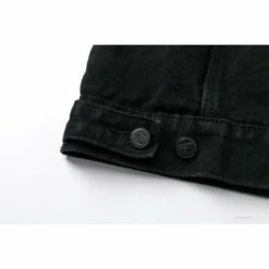 HypeYourBeast Off White Denim Black Jacket - White Hoodies & Jackets