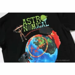 Hypeyourbeast OFF-WHITE Travis Scott Cactus Jack Kakty Comek Tee Shirt'BLACK'