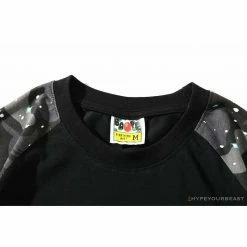 Hypeyourbeast Clothes BAPE Baby Milo Galaxy Astronaut Luminous Tee Shirt'BLACK'