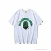 Hypeyourbeast BAPE Paint Splash Green Camouflage Tee Shirt 'WHITE' Clothes