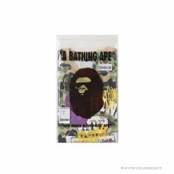 Hypeyourbeast BAPE Ape Head Star Camouflage Shading Tee Shirt'GREEN'