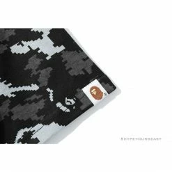 Hypeyourbeast BAPE Digital Pixel Camouflage Tee Shirt'BLACK' Clothes