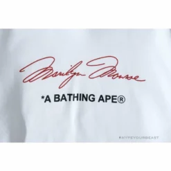 Hypeyourbeast BAPE Marilyn Monroe Camouflage Background Hoodie'WHITE' Clothes