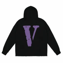 HypeYourBeast Hoodies & Jackets Vlone Purple And Black Friends Hoodie