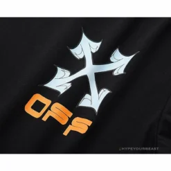 Hypeyourbeast T-Shirts OFF-WHITE Handsome Jerry Arrow Tee Shirt'BLACK'