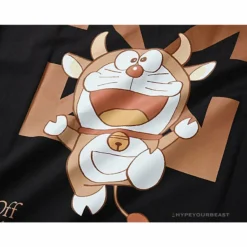 Hypeyourbeast OFF-WHITE Year Of The Ox Doraemon Arrow Tee Shirt'BLACK'