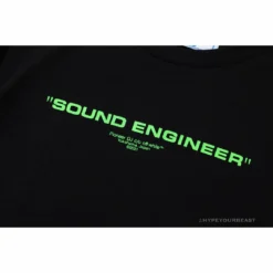 Hypeyourbeast T-Shirts OFF-WHITE Mechanical Style'BLACK' Tee Shirt