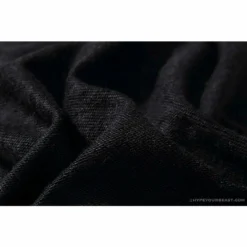 Hypeyourbeast OFF-WHITE Classic Wave Oil Painting Cotton Terry Long Sleeve Shirt'BLACK' Shirts