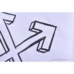 Hypeyourbeast OFF-WHITE Dimensional Sketch Shorts'WHITE' Pants