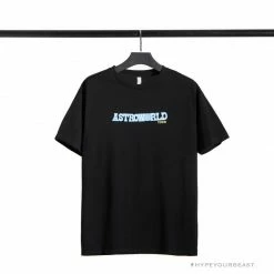 Hypeyourbeast OFF-WHITE Travis Scott Cactus Jack Astroworld Tee Shirt 'BLACK'