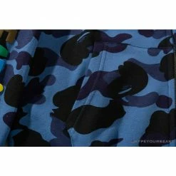 Hypeyourbeast BAPE X Readymade Tiger Head Foam Camouflage Hoodie'BLUE' Clothes