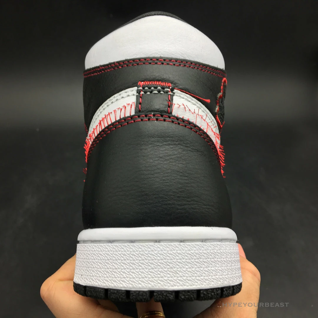 Hypeyourbeast Air Jordan 1 Retro High Defiant White Retro Red