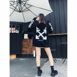 HypeYourBeast Off White Hoodie Black & White