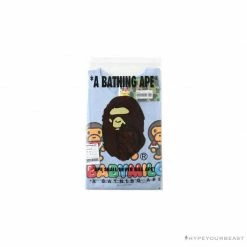 Hypeyourbeast Clothes BAPE Baby Milo Watermelon Little Monkey Tee Shirt'BLUE'