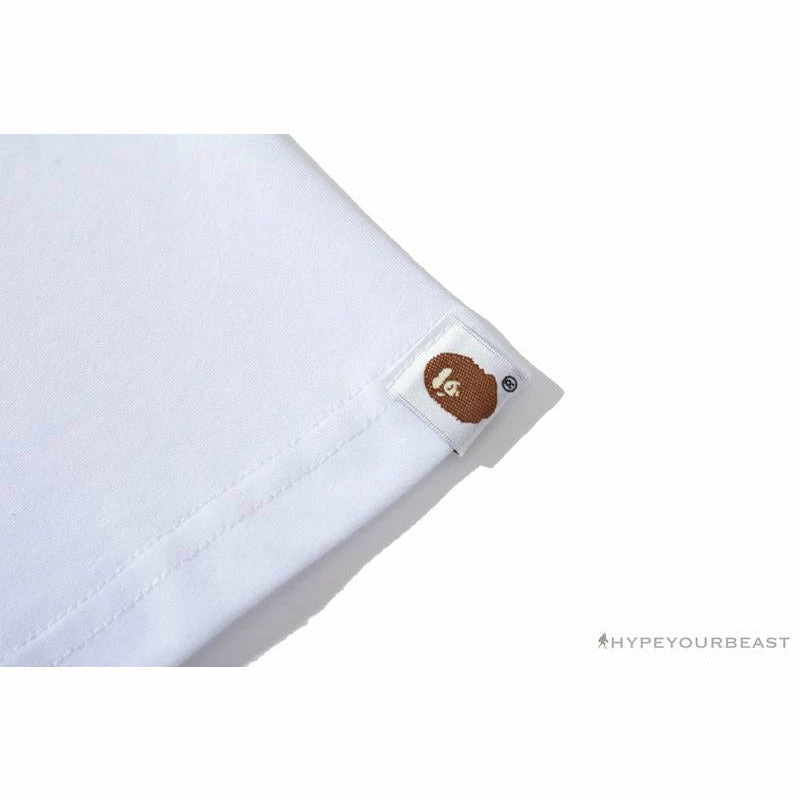 Hypeyourbeast Clothes BAPE Readymade Small Bee Camouflage Letter Tee Shirt 'PINK'