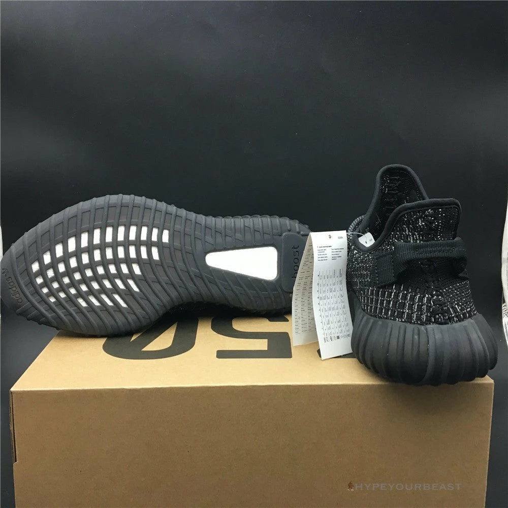 Hypeyourbeast Adidas Yeezy Boost 350 V2 Black / Black / Static