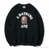 Hypeyourbeast BAPE X Bathing Ape Head Long Sleeve Shirt 'BLACK'