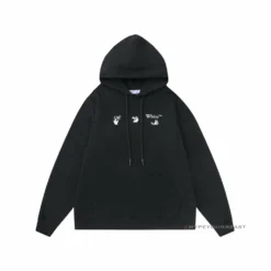 HypeYourBeast Off White Hoodie Red Orange - Black