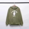 Hypeyourbeast BAPE X Bathing Ape Head Hoodie 'ARMY GREEN'