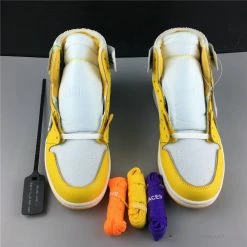 Hypeyourbeast Off-White X Air Jordan 1 High Canary Yellow